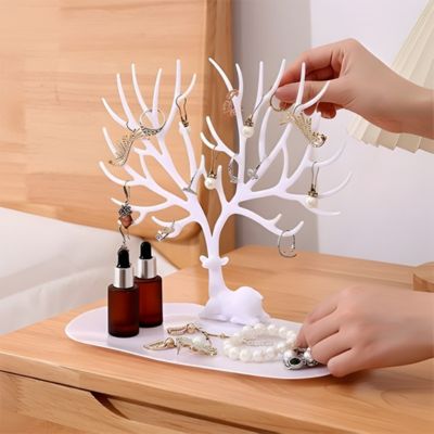 arbre à bijoux blanc présentoir décoratif
