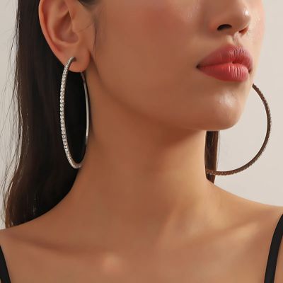 boucle d'oreille anneau grande taille