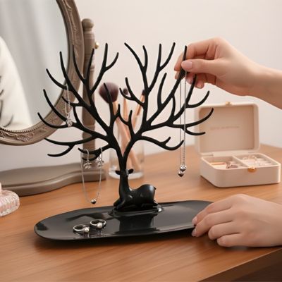 arbre à bijoux noir allie beauté