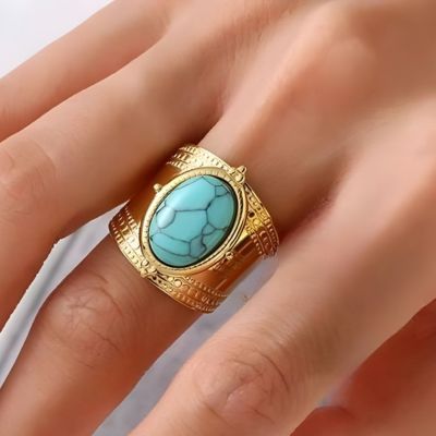 bague en acier inoxydable femme matériaux nobles