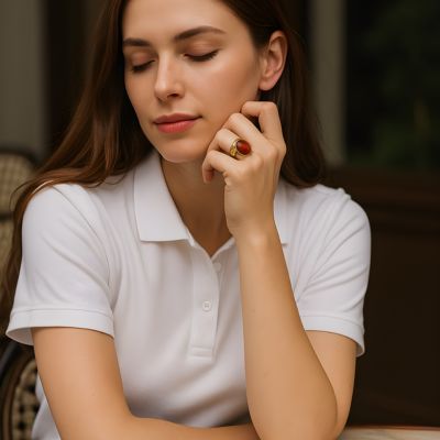 bague pour femme cabochon