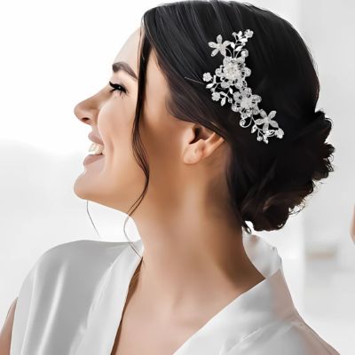 Bijoux cheveux mariage - Janice