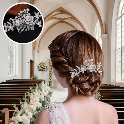 Bijoux cheveux mariage - Janice