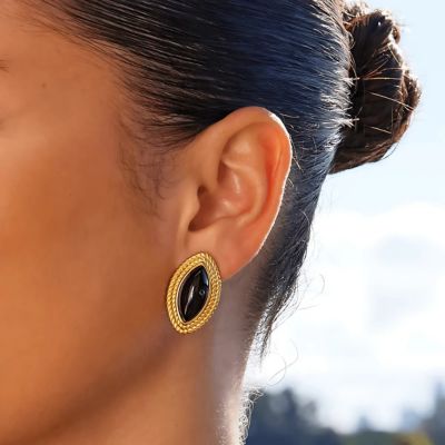 boucle d'oreille acier inoxydable Kelly