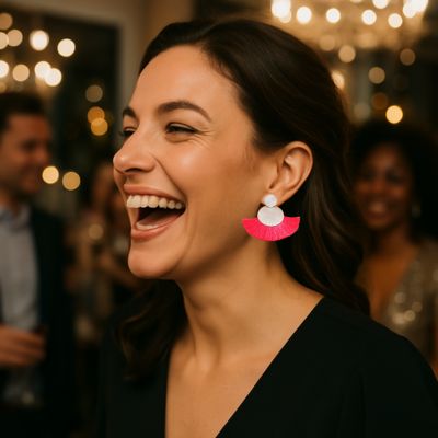 boucle d'oreille fantaisie femme en soiree