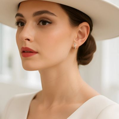 boucle d'oreille femme contemporain