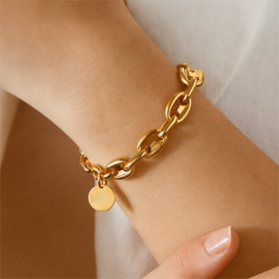 bracelet femme couleur dorée teint lumineux adorable
