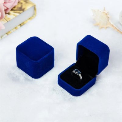 coffret à bijoux femme bleu format une pièce