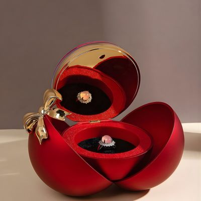 coffret à bijoux rouge pour la saint valentin