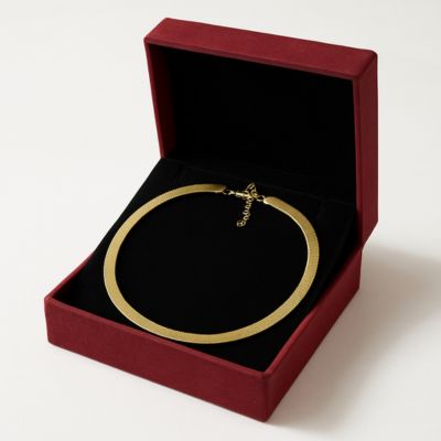 collier acier inoxydable femme joli coffret