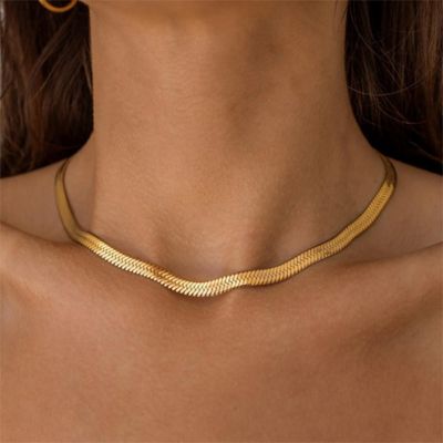 collier acier inoxydable femme ras de cou