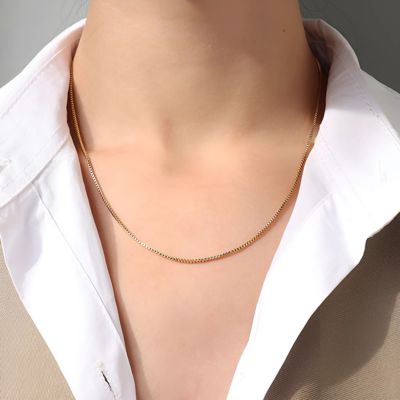 collier chaine femme doré longueur parfaite