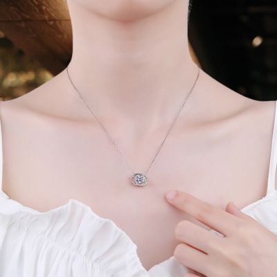 collier chaine femme moissanite un carat