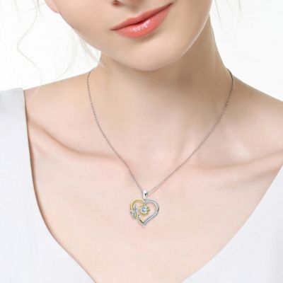 collier en coeur confortable