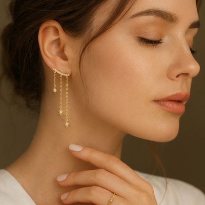 Boucle d'oreille pendante - Galaxie