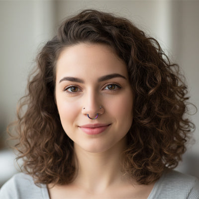 Faux piercing nez - Trick malin