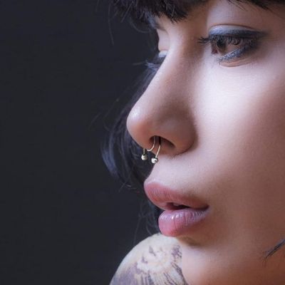 Faux piercing nez - Dounia