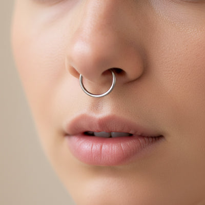 Faux piercing nez - Trick malin