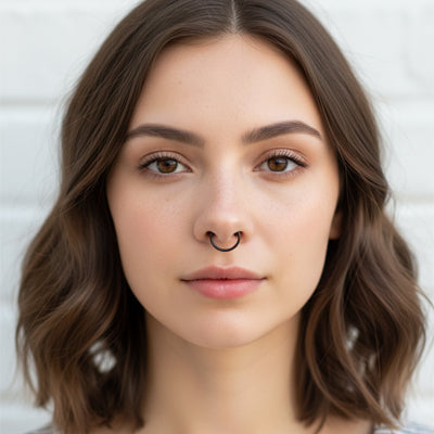 Faux piercing nez - Trick malin