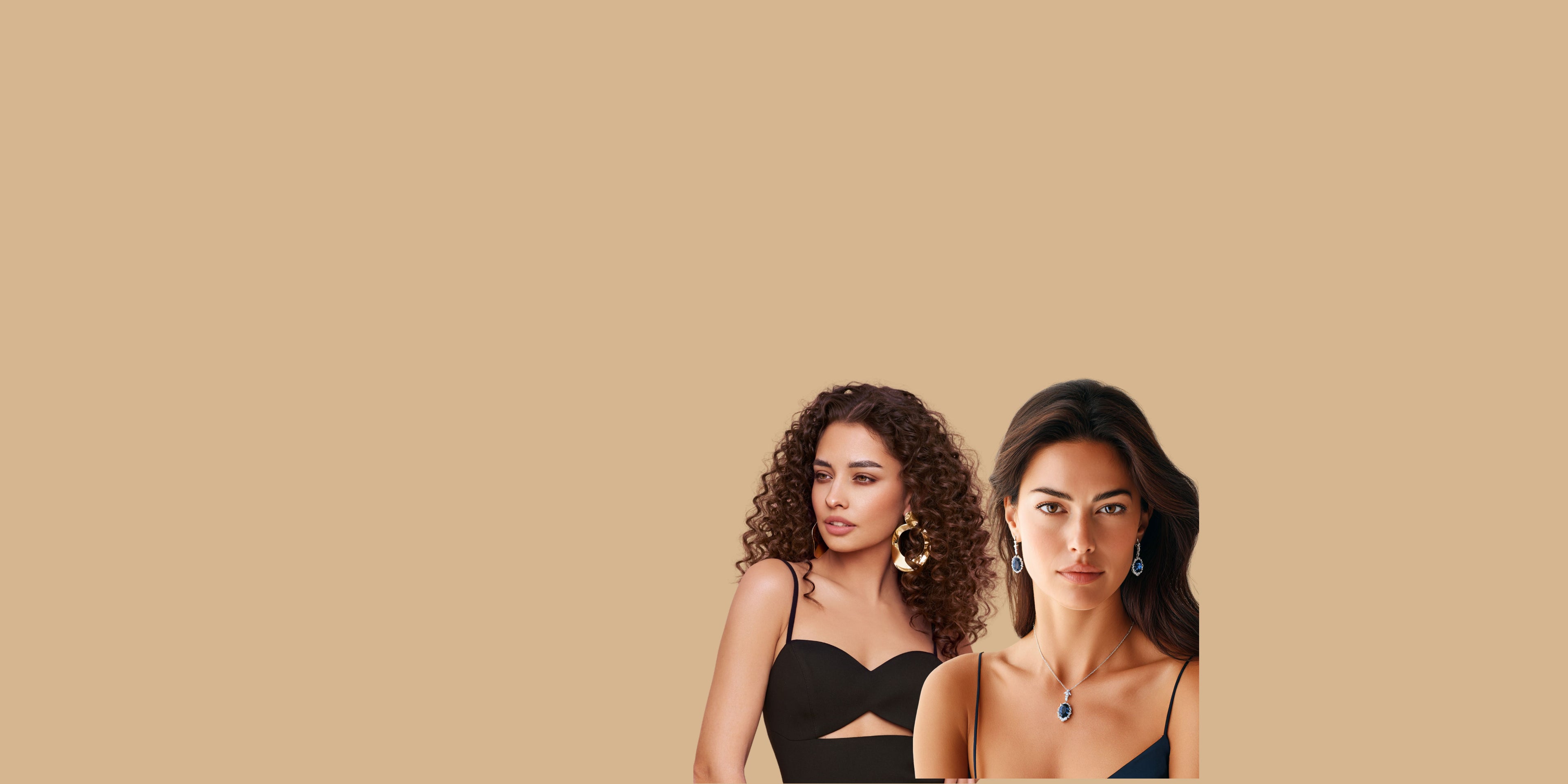 femmes sublimes avec des bijoux incarnant la beauté féminine