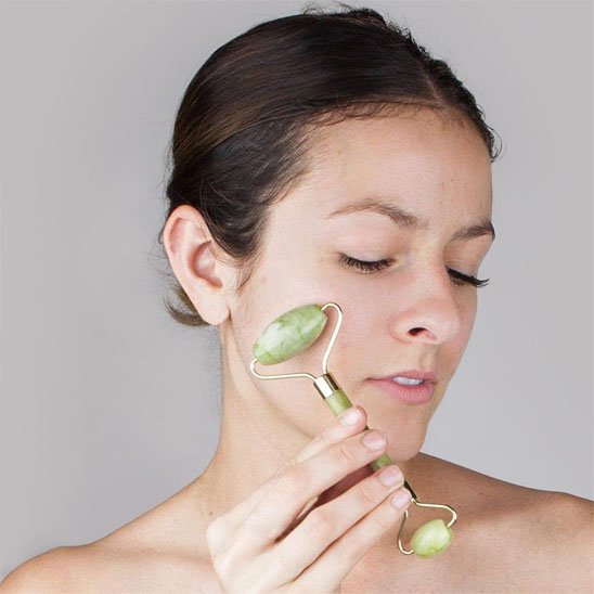 Gua sha visage massage éclat avec grand côté lisse