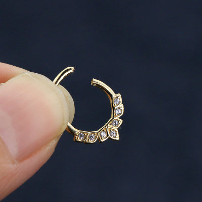 Piercing nez anneau - Malika