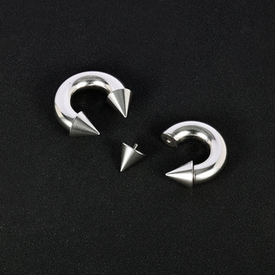 piercing nez extrémités effilées anguleuses