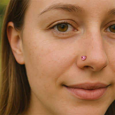 piercing nez facile à entretenir