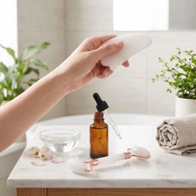 pierre gua sha routine skin care sérum visage