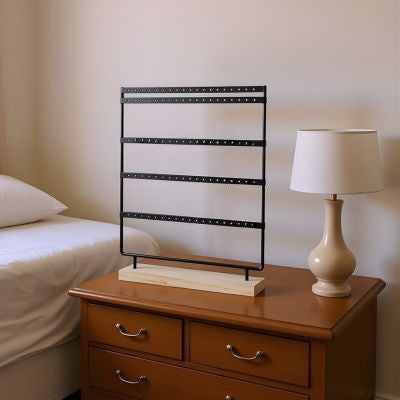 porte boucle d'oreille structure perforée