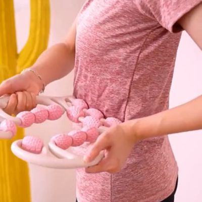 rouleau de massage femme massage abdominal profond